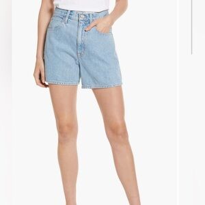 SLVRLAKE Walker High Waist Denim Shorts